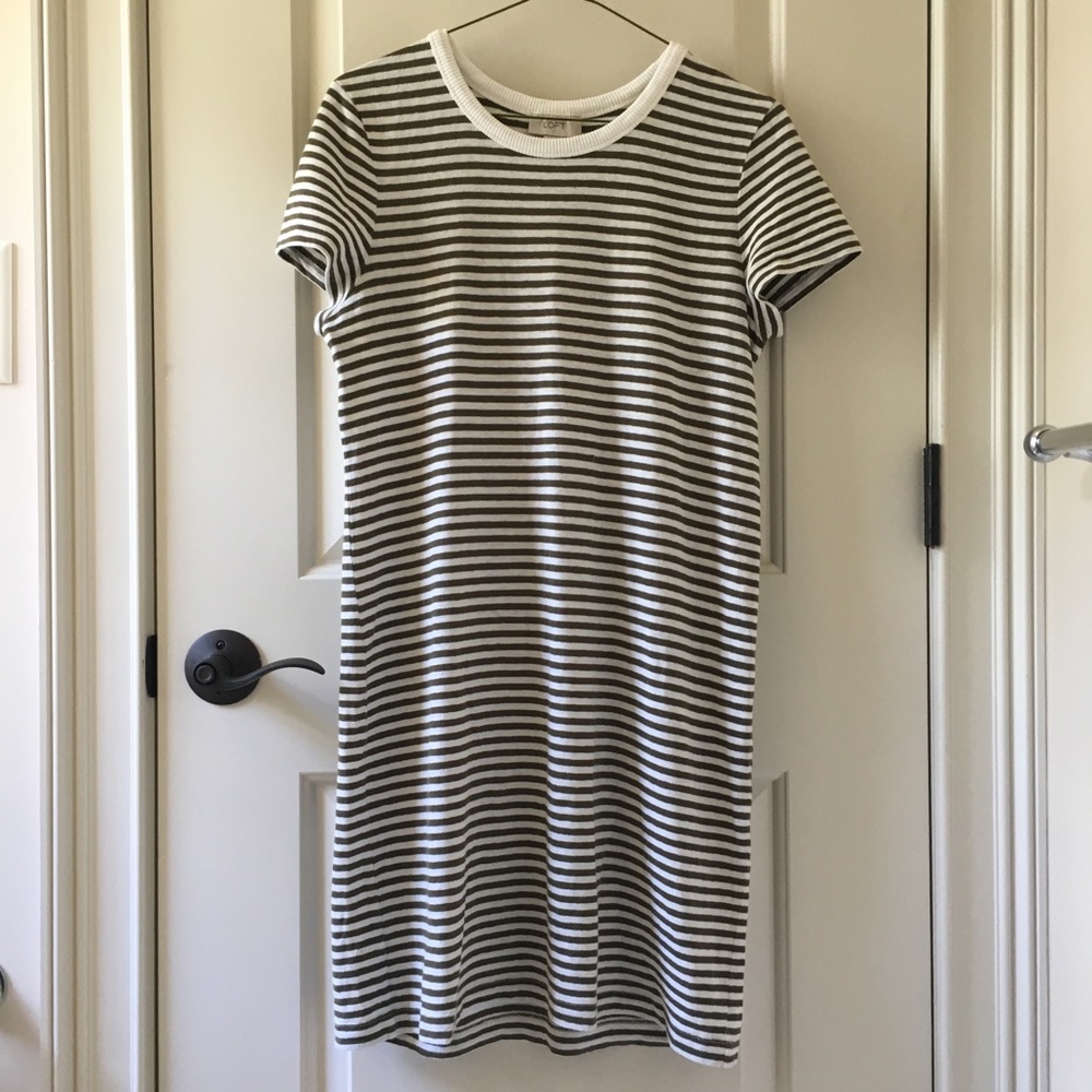 Striped T-Shirt Dress